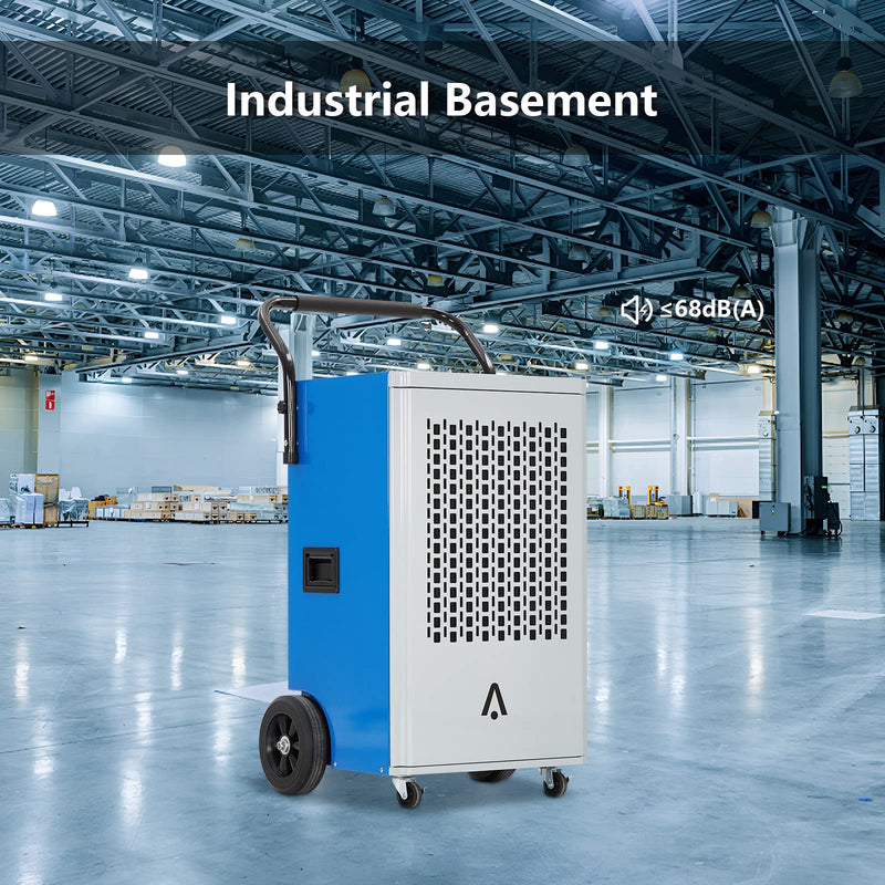 WHIZMAX 220 Pints Commercial Dehumidifier Portable Industrial Dehumidifier For Home Basement Garages Job Site