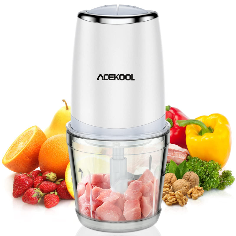 WHIZMAX Blender BC7 600mL Mini Food Processor for Vegetables Meat Fruits