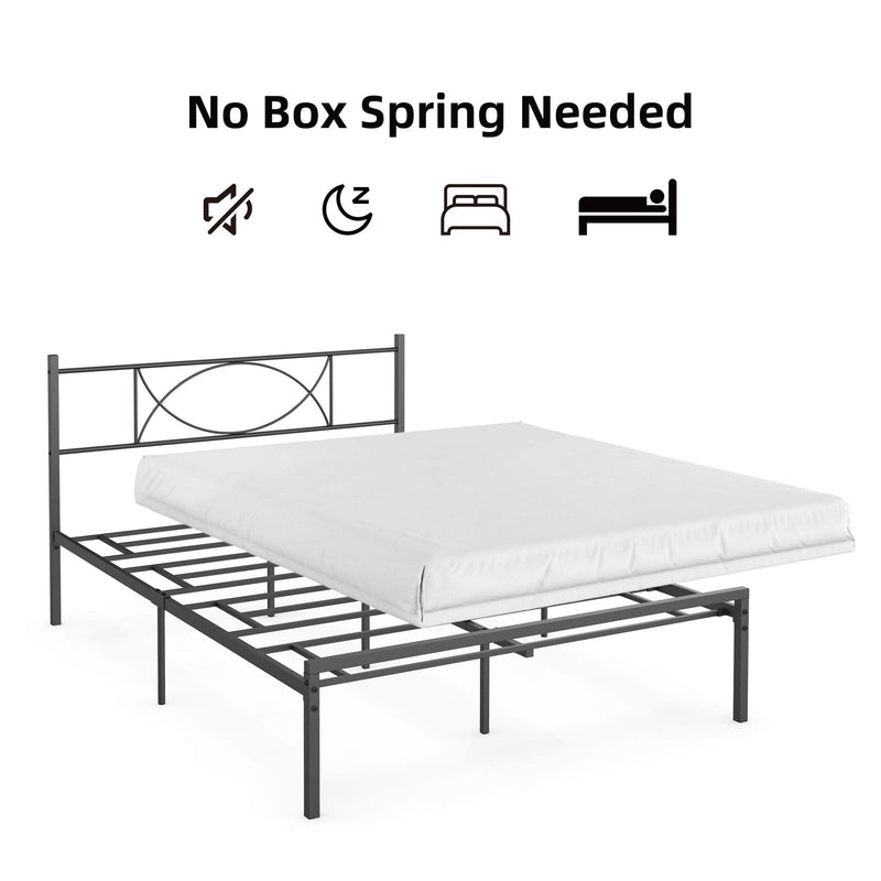 WHIZMAX Metal Platform Bed Frame with Sturdy Steel Bed Slats - Full Size