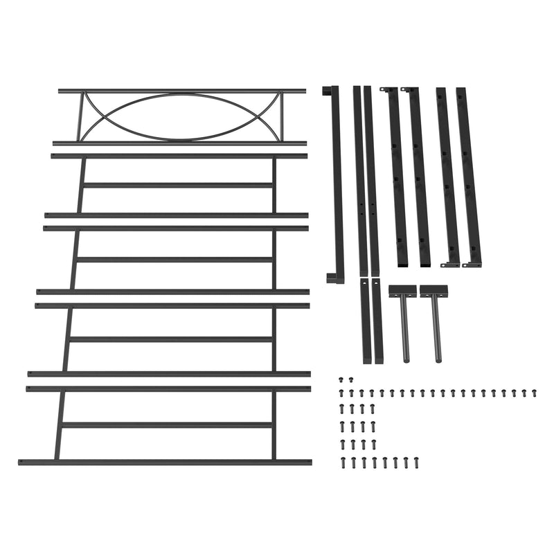 WHIZMAX Metal Platform Bed Frame with Sturdy Steel Bed Slats - Twin Size