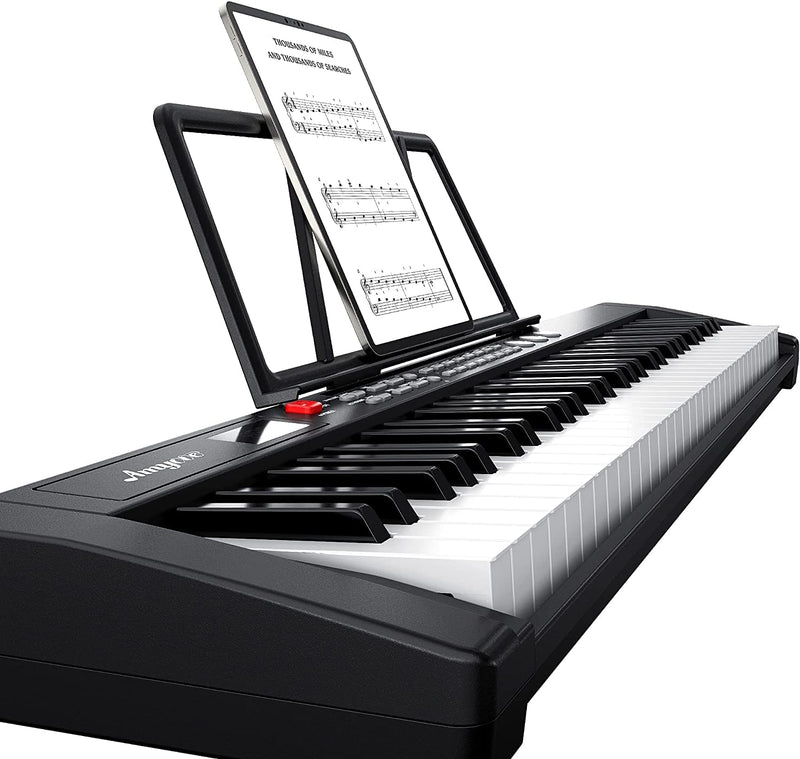 WHIZMAX Musical Instrument 61-Key Beginners Electric Keyboard Piano