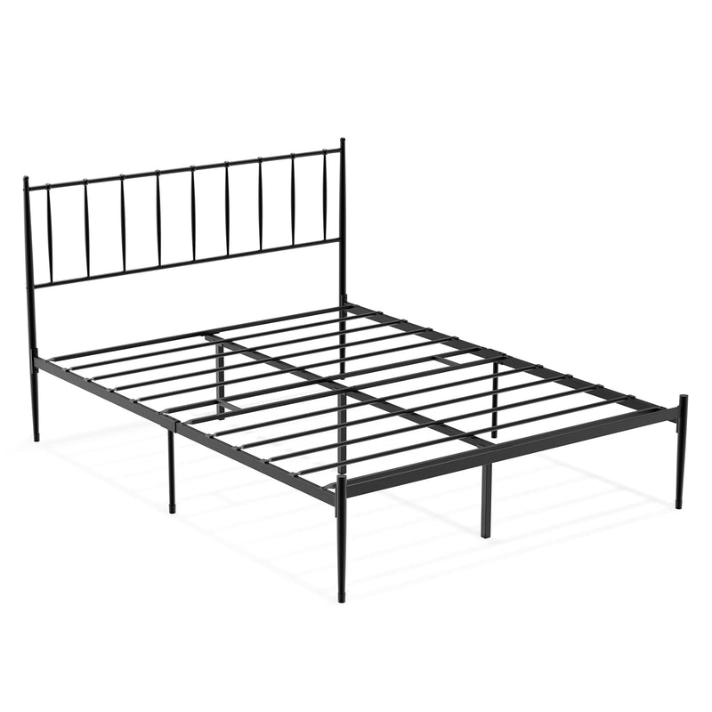 WHIZMAX Queen Size Metal Platform Bed Frame with Headboard