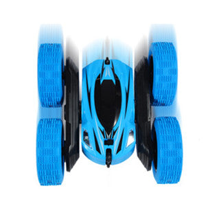 WHIZMAX Remote Control Car 1165A RC Stunt Car Toy Double Sided 360 Rotating Vehicle Blue