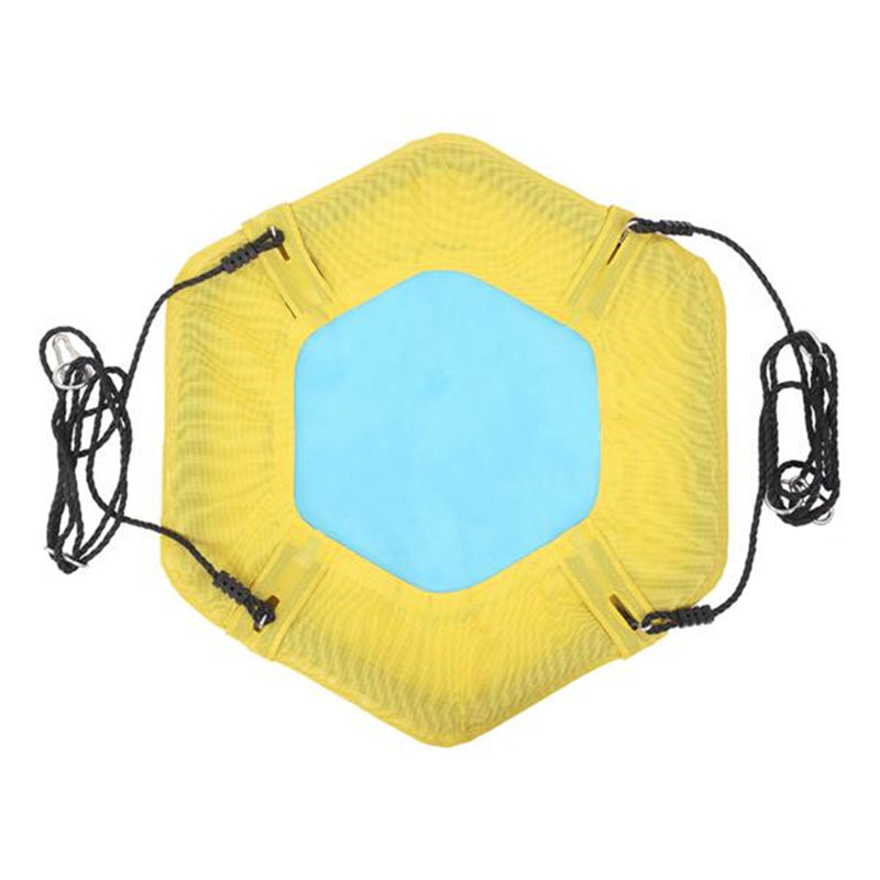 YIWA Hexagonal Swing Diameter 100cm 2 Hooks Removable Swing Toy