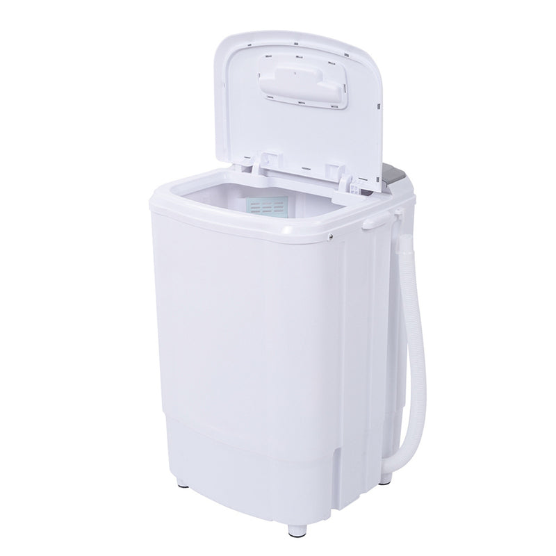 ZOKOP 10lbs Washing Machine Low Noise High Power Semi-automatic Grey