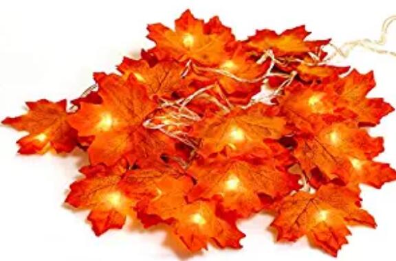 ACEKID 2pcs Thanksgiving Decorations String Lights