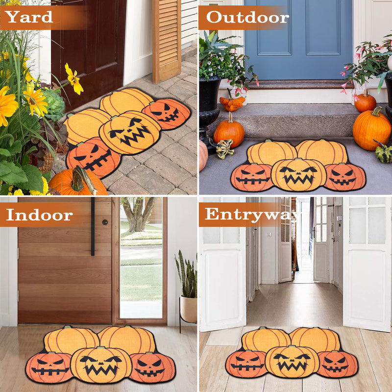 CYNDIE Halloween Indoor Door Mat Non Slip Front Door Mat