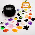 CYNDIE 30pcs Squeeze Toys with 5.5" Halloween Cauldron