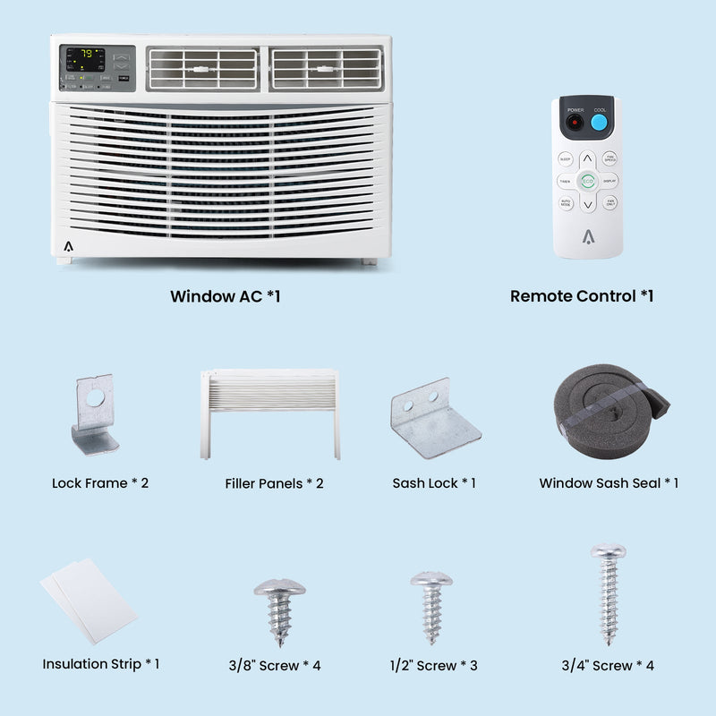 ACEKOOL 8000BTU Air Conditioner Turbo Fast Cooling AC Unit