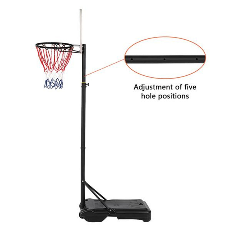 YIWA Basketball Stand Portable Removable Basketball Hoop for 7