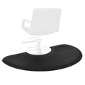 DSSTYLES 2pcs Salon Anti Fatigue Mat for Barber Stations Floor Mat Non Slip Black