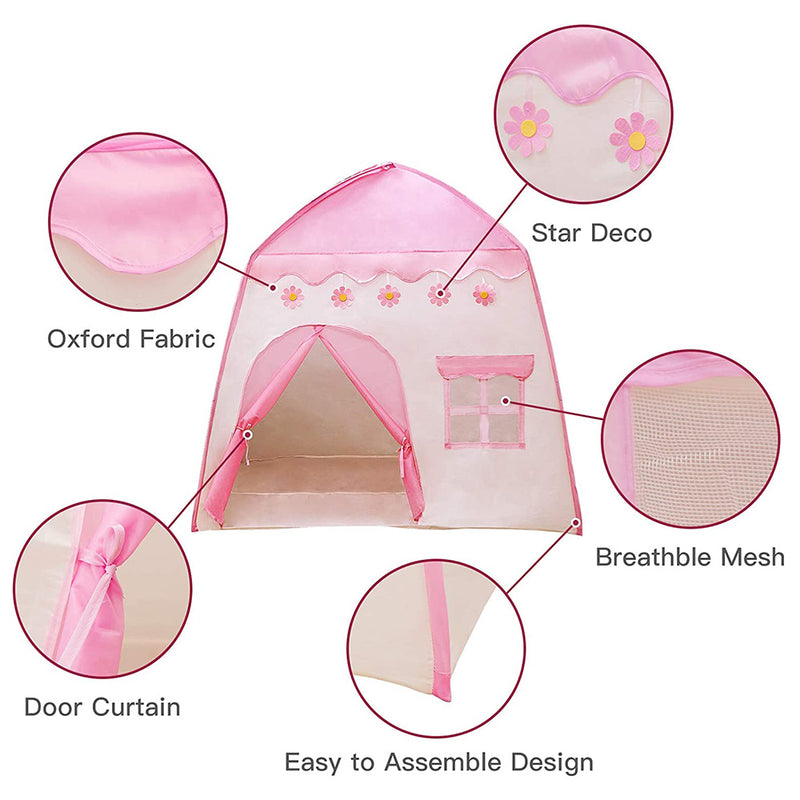 THBOXES Kids Play Tent Princess Playhouse Cute Castle Play Tent