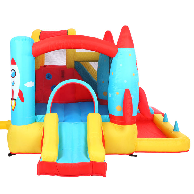 THBOXES Inflatable Bouncer with Air Blower Colorful