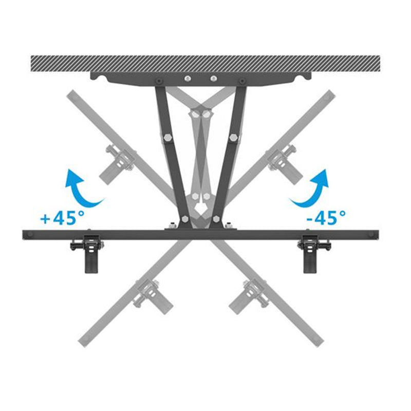 RONSHIN TV Wall Mount Full Motion Bracket 32-70 Inches Black