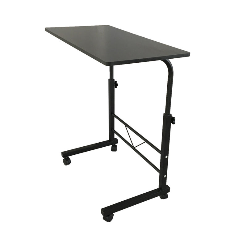 AMYOVE Computer Table Desktop Pipe Rack Standing Desk Adjustable Height Movable Black