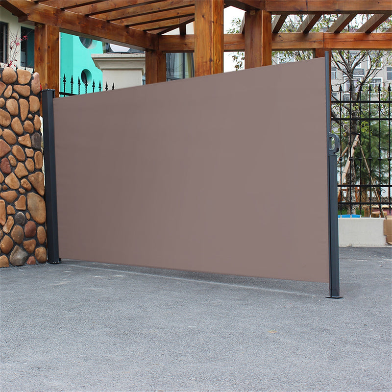 THBOXES Outdoor Side Pull Shed 300x160cm Rectangle Office Partition Coffee