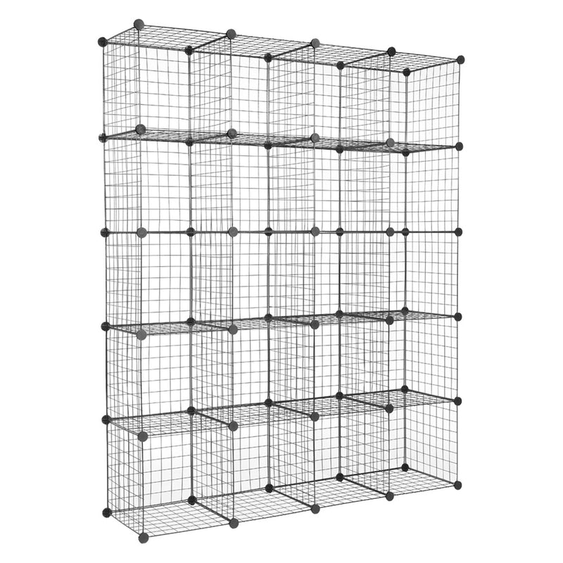 RONSHIN Diy 20-cube Storage Rack Multifunctional Unit Modular Organizer