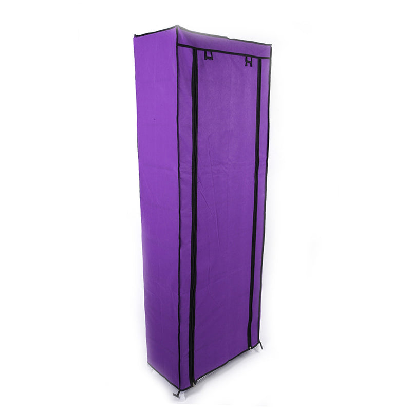 RONSHIN 10-layer Shoe Rack Room-Saving Shoe Cabinet Purple