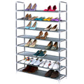 RONSHIN 100cm 8 Tiers Shoe Rack Super Wide Shoe Shelf Storage Organizer