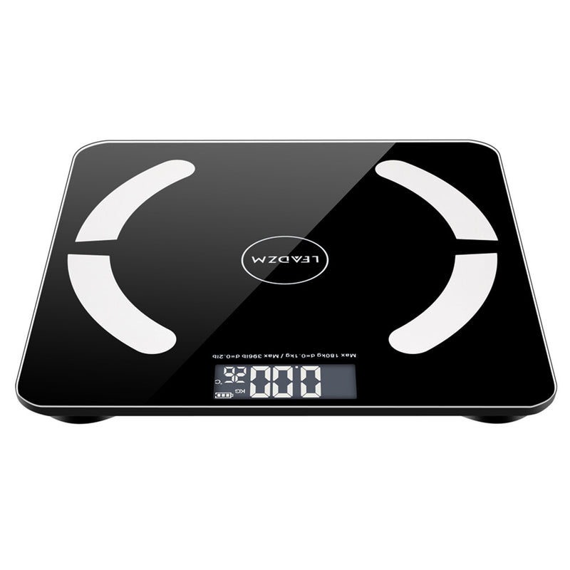 DSSTYLES Body Fat Scale Bluetooth 180kg Capacity Black