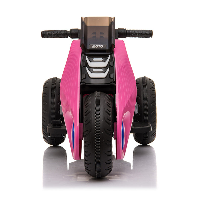 YIWA Kids Electric Motorcycle 3 Wheels Double Drive 6V 4.5a.H Children Motorcycle without RC