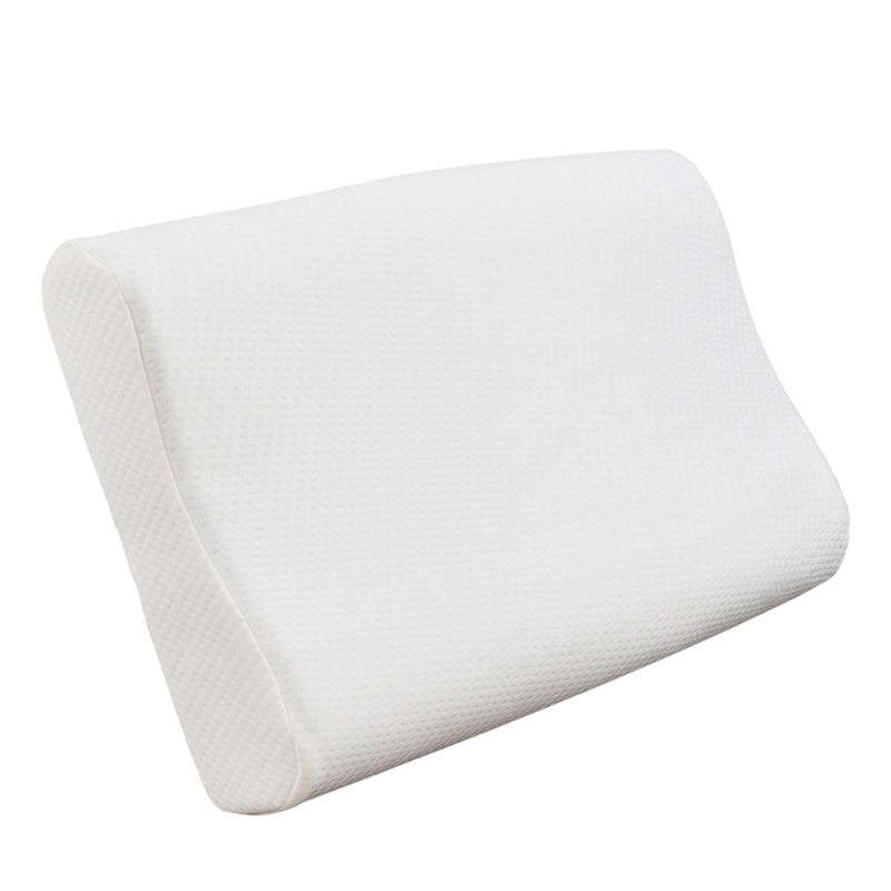 DSSTYLES Contour Pillow Memory Foam Pillow White