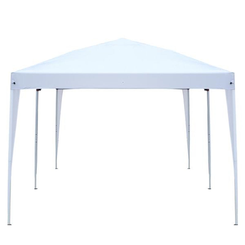 THBOXES Portable Instant Open Canopy Shade Shelter 2 Door Gazebo Tent White