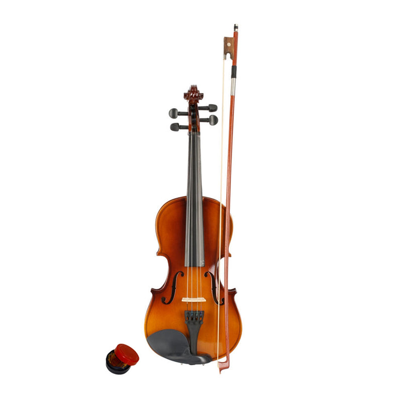 YIWA 3/4 Acoustic Violin with Box Bow Rosin Natural Violin - Natural Color