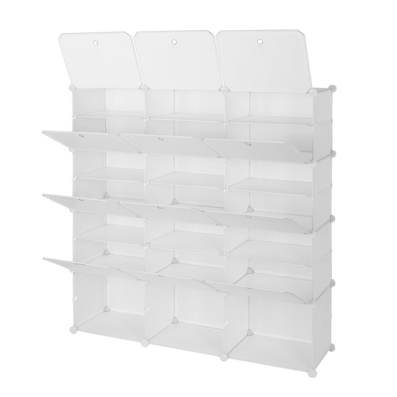 RONSHIN 7-tier 21-grid Storage Shoe Cabinet Shoe Rack Organizer