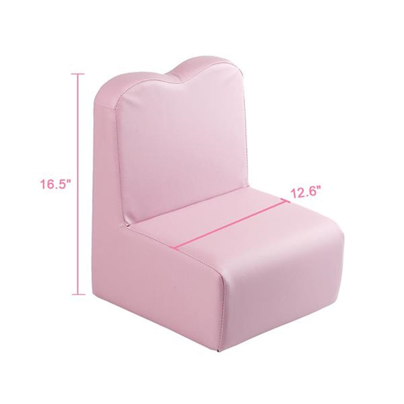 ALICIAN Single Kids Sofa 2-in-1 Rectangular 49*32*39cm Modern Pink