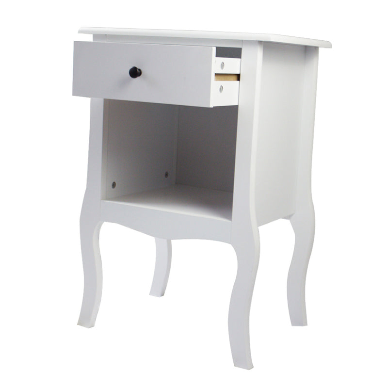 AMYOVE Premium Night Stands with Storage Drawer Shelf Bedside Table End Table