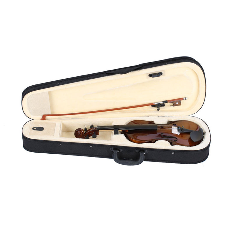 YIWA 1/4 Acoustic Violin with Box Bow Rosin Natural Violin Musical Instruments