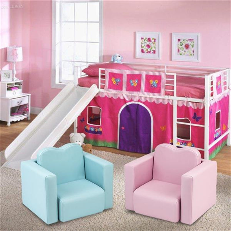 ALICIAN Single Kids Sofa 2-in-1 Rectangular 49*32*39cm Modern Pink