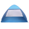 THBOXES Automatic Opening Camping Tent Beach Shelter Sunscreen Tent Blue