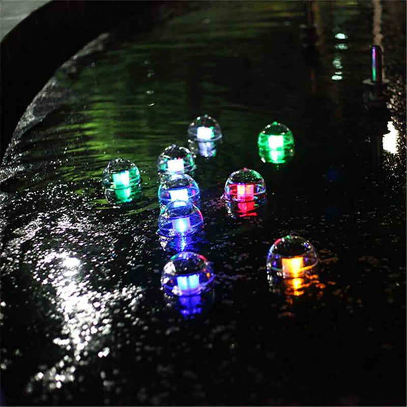 REDCOLOURFUL Solar Floating Pool Lights Waterproof Pond Light