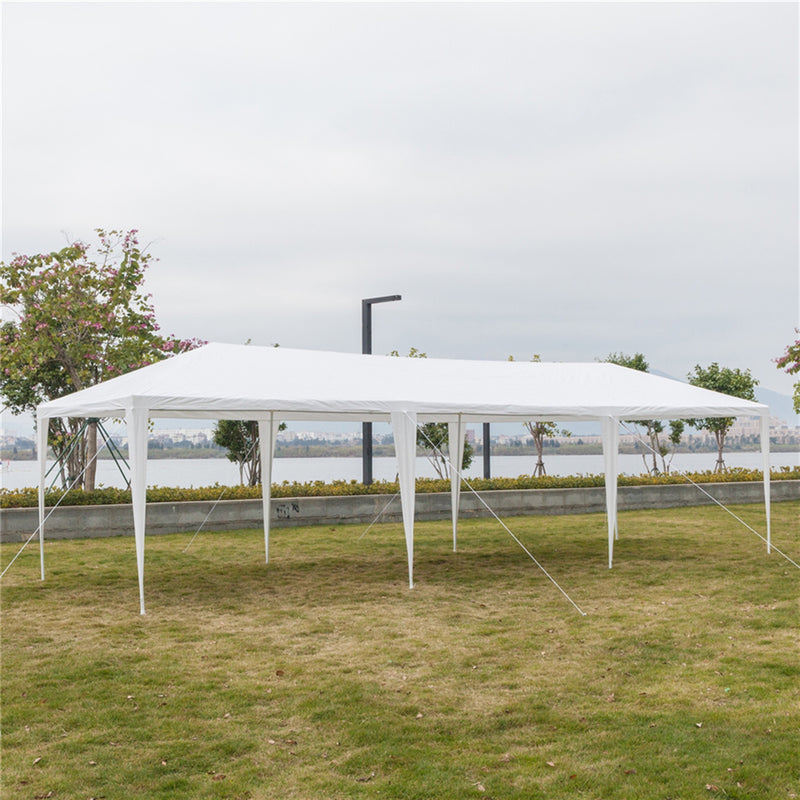 THBOXES 3x9m 8-sided 2 Doors Spiral Tube Tent Waterproof Tent for Wedding Camping Parking