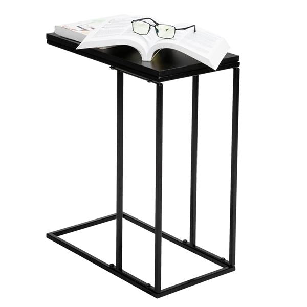 ALICIAN L Side Table for Living Room Bedroom Assemble Side Table Black