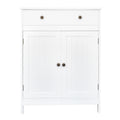 AMYOVE Mdf Bathroom Cabinet with 2 Door Drawer Space-Saving Storage Cabinet