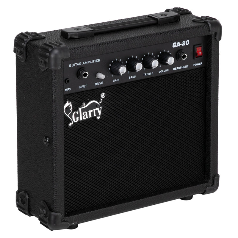 YIWA 20w Electric Guitar Amplifier with Illuminated Power Switch Portable