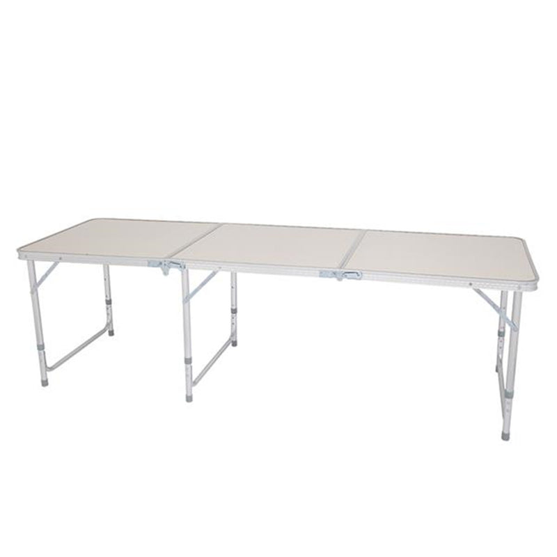 AMYOVE Folding Table for Home Picnics Camping Trips Buffets Barbecues White