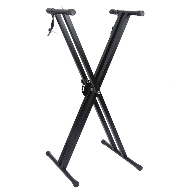 AMYOVE Dual-Tube X-Shape Q-2xc Electronic Organ Stand Keyboard Bracket Foldable Rack