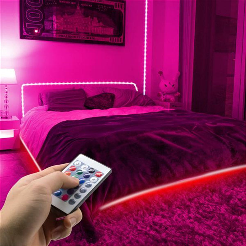 REDCOLOURFUL 10m 300leds RGB Strip Light 24 keys WIFI Controller