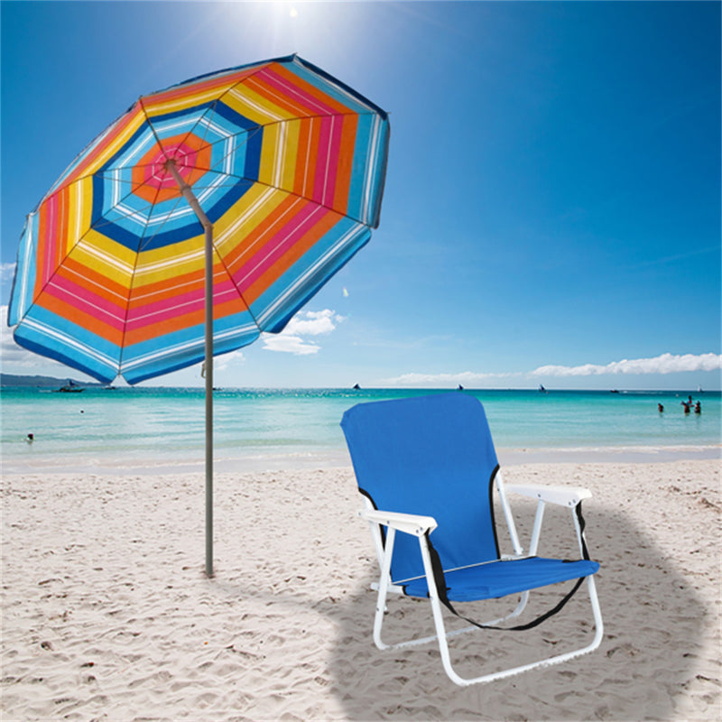 ALICIAN Beach Chair Seat Chair for Outdoor Beach 48.5*44*75cm Blue