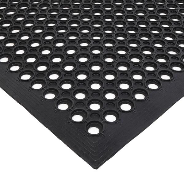 RONSHIN Rubber Floor Mat with Holes Non-slip Drainage Mat for Kitchen Restaurant Bar Bathroom