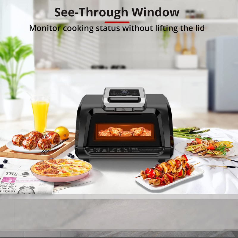 ZSTAR Air Fryer GZ01 7-in-1 4QT Smokeless Electric Air Grill US Plug