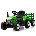 WHIZMAX 12V Kids Electric Tractor Battery Powered Ride On Car Green 35W