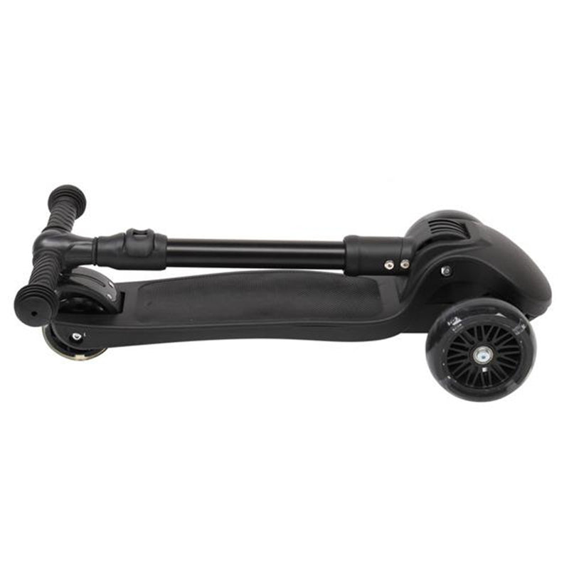 YIWA 3-wheeled Toddler Kids Scooter Foldable Height Adjustable Black