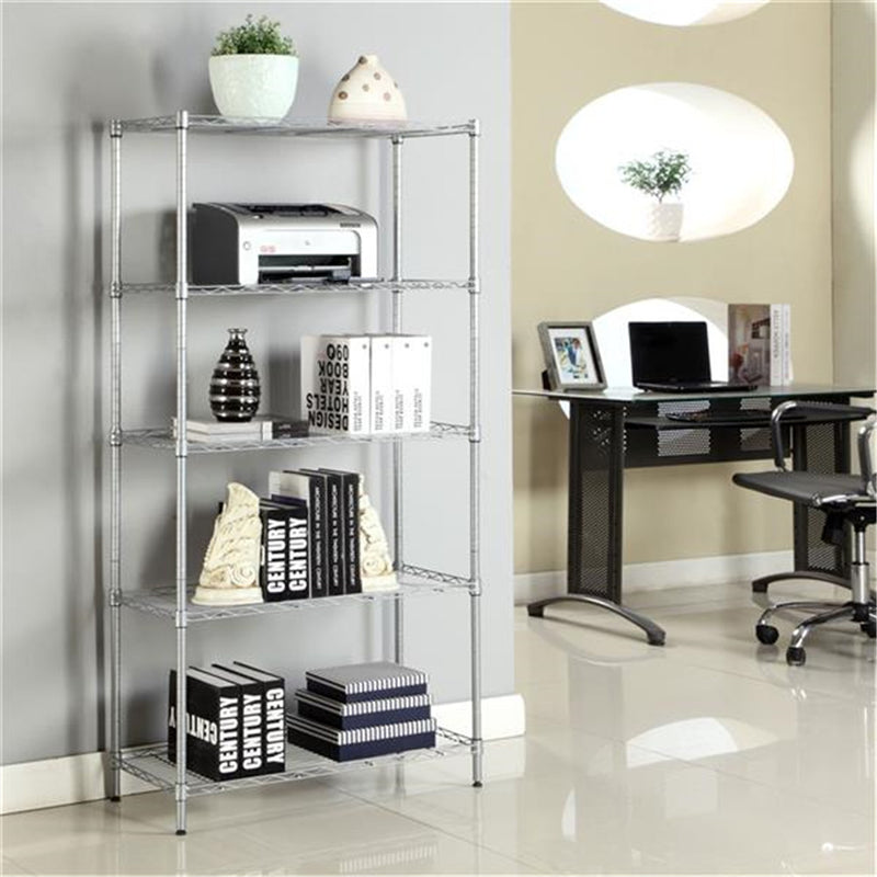 RONSHIN 5 Tier Shelving Storage Rack for Home Kitchen Bedroom Office