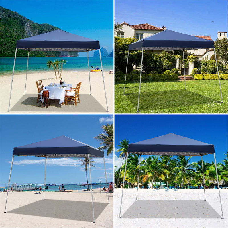 THBOXES 3x3 Meters Oxford Cloth Tent Portable Outdoor Folding Shed Blue