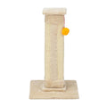 BEESCLOVER 21" Cat Pet Climbing Frame with Ball Climbing Mount Beige